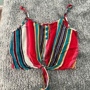 Multi-Colored Crop Top